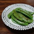 Giant corn's cooksnap of when they made スナップエンドウのクミンシード炒め.