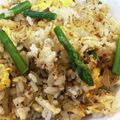 クックM96XDX☆'s cooksnap of when they made アスパラとちりめんじゃこの炒飯❀.