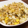 minabeeeen's cooksnap of when they made 辛子高菜チャーハン.