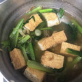 reina0620's cooksnap of when they made 厚揚げと小松菜のあっさり煮.