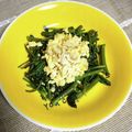 JellyRose's cooksnap of when they made ふんわり卵をのせた♪シンプル空芯菜炒め.