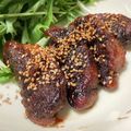 クックM6DK2O☆'s cooksnap of when they made 簡単焼くだけ♪ピリ辛☆マグロステーキ.