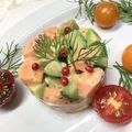 fujikoママ☆'s cooksnap of when they made サーモンとアボカドのタルタル風.