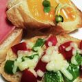 まぶたん's cooksnap of when they made バゲットでオープントースト♪.