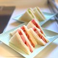 かっちゃん杉's cooksnap of when they made 厚切りトマトとハムのサンドイッチ.