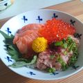 にゃんがす's cooksnap of when they made お刺身盛り合わせで・海鮮丼.