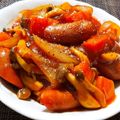 ぴ〜すけ✿'s cooksnap of when they made ウインナーと野菜の甘酢炒め.