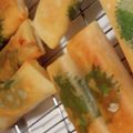 クックZCV6BF☆'s cooksnap of when they made 簡単♡大葉とカニカマのチーズ春巻き.