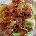 Yuuko7i's cooksnap of when they made 低糖質＆手間抜き！ 焼肉タレで焼しらたき.
