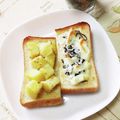 ネコかえる's cooksnap of when they made しらすと塩こんぶのトースト♥.