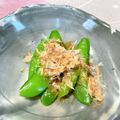 ☆しょこらtea☆'s cooksnap of when they made 簡単♡スナップエンドウのお浸し.