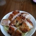 ramieru's cooksnap of when they made 鶏モモ肉のさっくりしっとりステーキ.