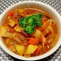 あい♪らんど's cooksnap of when they made 簡単、油なし、具だくさんミネストローネ.