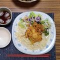 marimomori's cooksnap of when they made サラダうどん.