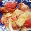 tongchang's cooksnap of when they made 新玉ねぎとトマトのサラダ☆.