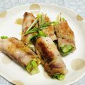 フラガール☆'s cooksnap of when they made ロメインレタスの薄切り豚ロース巻き.