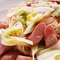 みれいく's cooksnap of when they made キャベツとソーセージの和風マヨパスタ.