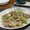 ♡ちょも♡'s cooksnap of when they made 豚とレタスのネギ塩ダレ炒め.