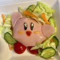 yu🐓's cooksnap of when they made ハム１枚カービィごはん＊キャラ弁.