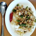 moniqro555's cooksnap of when they made シソでお手軽、味は本格★ガパオライス.