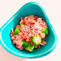 mayurich's cooksnap of when they made オクラとなめこの和えもの.