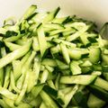 warusona's cooksnap of when they made 簡単！キュウリの千切り方法.
