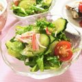 フジぽん's cooksnap of when they made 野菜たっぷりレタスとカニカマサラダ和え.