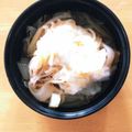 さっちゃーーーん's cooksnap of when they made 厚揚げ・玉ねぎ・しらたきのとろろどんぶり.