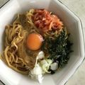 Ruriluru's cooksnap of when they made かまたまサッポロ一番　韓国風ごまキムチ.