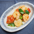 バカリャウ's cooksnap of when they made 海老と長芋の和風トマト煮.