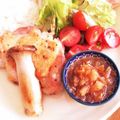 キャンディー86's cooksnap of when they made チキンステーキ〜オニオンソース添え〜.