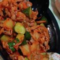 naduyuki's cooksnap of when they made きゅうりと豚肉のキムチ炒め.