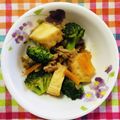 チェックのミニくま's cooksnap of when they made 豚肉と厚揚げと野菜の炒め煮♡.