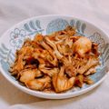 柴犬のお顔☆'s cooksnap of when they made 超簡単♪マイタケの市販の焼肉たれ炒め.