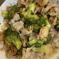 あんずはな's cooksnap of when they made 豚ばらとブロッコリーのねぎポン炒め.
