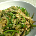 シロノワール's cooksnap of when they made ゴーヤと豚ひき肉のオイスター炒め.
