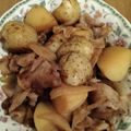 EmikoT's cooksnap of when they made 豚バラ肉とじゃがいもの甘辛照り焼き炒め.