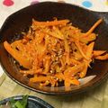マールマル's cooksnap of when they made 人参だけで旨い！ゴマ油炒め☆ポン酢がけ.