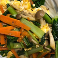 ＩＡＭ's cooksnap of when they made きのこと小松菜のたまご炒め.