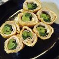 Unaken's cooksnap of when they made レンジで簡単☆居酒屋風！豚肉の油揚ロール.