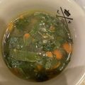 ようさんママ's cooksnap of when they made 食べるスープ　『モロヘイヤスープ』.