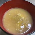 ☆あさ's cooksnap of when they made キャベツの芯で♪玉子ふわふわ簡単スープ.