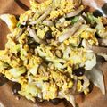 ほしちゃろ's cooksnap of when they made キャベツとしめじとツナ卵炒め.