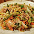 ダッフィーニーうに's cooksnap of when they made 牛肉とニンニクの芽と玉ねぎオイスター炒め.
