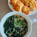 シルバニア's cooksnap of when they made くるくる春雨ポンっ♪器で1人分だけスープ.