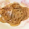 いやんのん＊'s cooksnap of when they made たった3分！レンコンのオイマヨ炒め.