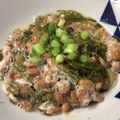 ベティ３'s cooksnap of when they made めかぶと納豆のポン酢和え.