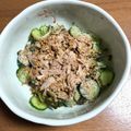 chi−ちゃん's cooksnap of when they made ☆市販の胡麻ドレで簡単ゴーヤの和え物♪.