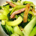 ☆momo☆jj☆'s cooksnap of when they made ちんげん菜の粒マスタード✿バター炒め.
