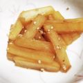 ちゃちゅ2's cooksnap of when they made 簡単一品＊大根のきんぴら.